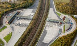 Öresundbrücke: Mautstation Lernacken