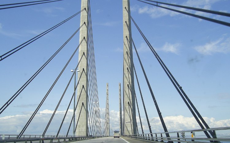 Öresundbrücke und ihre markanten Pfeiler