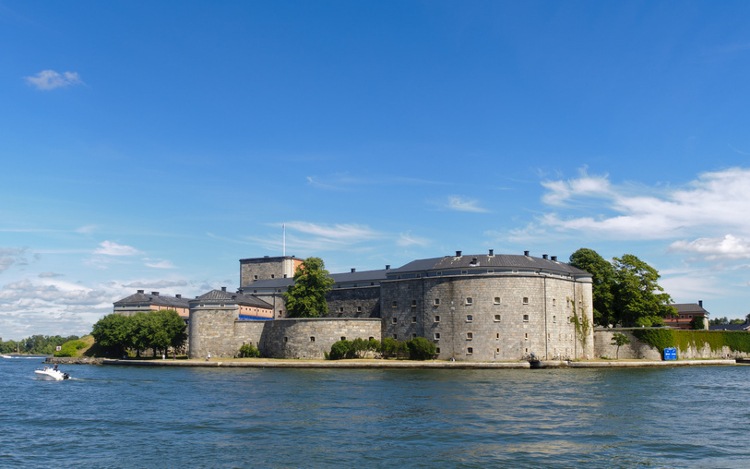 Vaxholm in den Stockholmer Schären