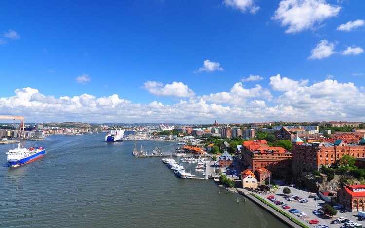 Göteborg: Hafen und Wahrzeichen