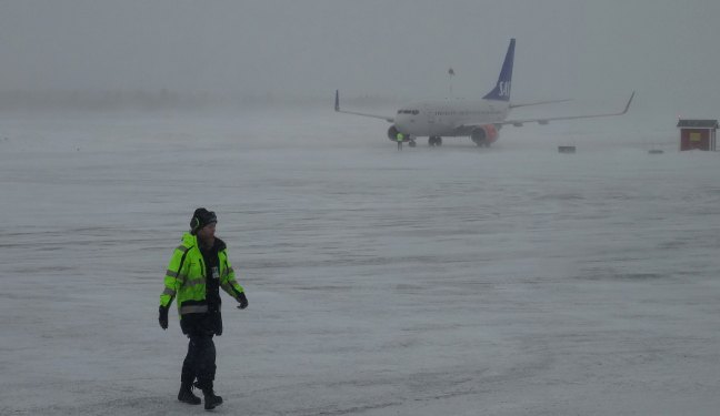 Schwedenbild vom Kiruna Airport