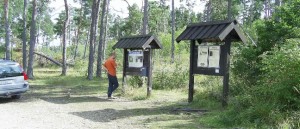 Wandern in Schweden: Wanderparkplatz