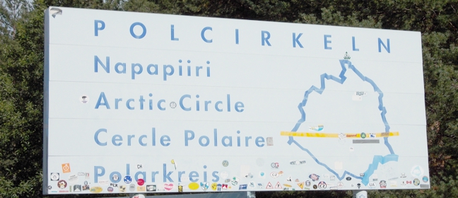 Schwedisch Lappland: Polarkreis