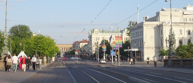 Prachtstraße in Göteburg: Avenyn