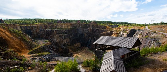 Schwedenrot: Erzgrube Falun