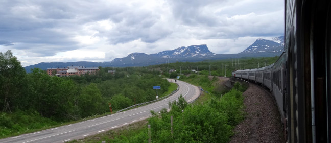 Erzbahn in Schweden: Blick auf Lapporten