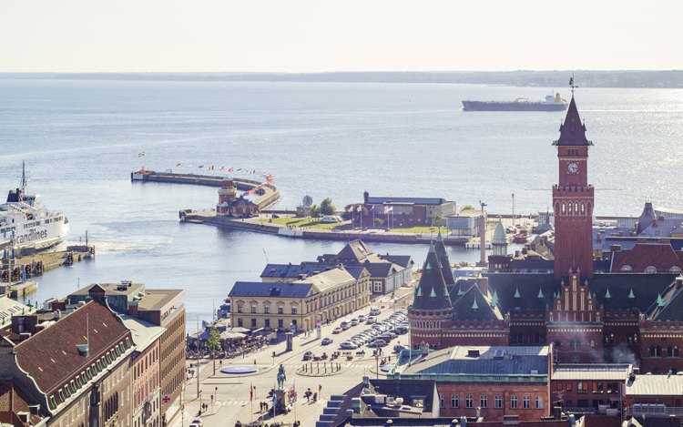 Helsingborg: Fährhafen & Altstadt