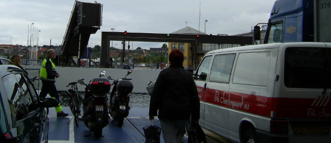 Helsingborg Fähre im Hafen