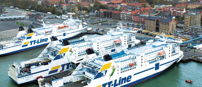 TT-Fähren in Trelleborg