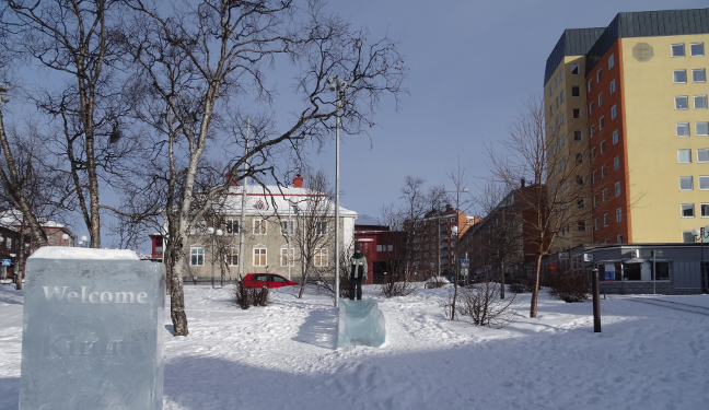 Kiruna Bild: Innenstadt