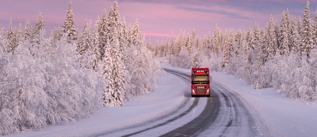 Autoreise in Schweden im Winter