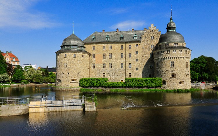 Burg und Schloss Örebro am Svartån