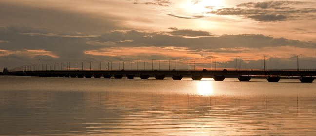 Ölandbrücke südlich von Borgholm